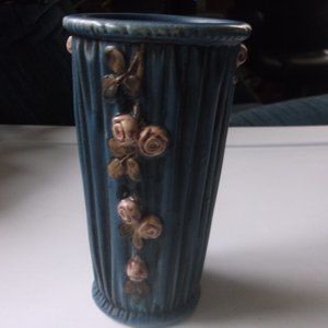 antique Weller pottery vase. with chip.